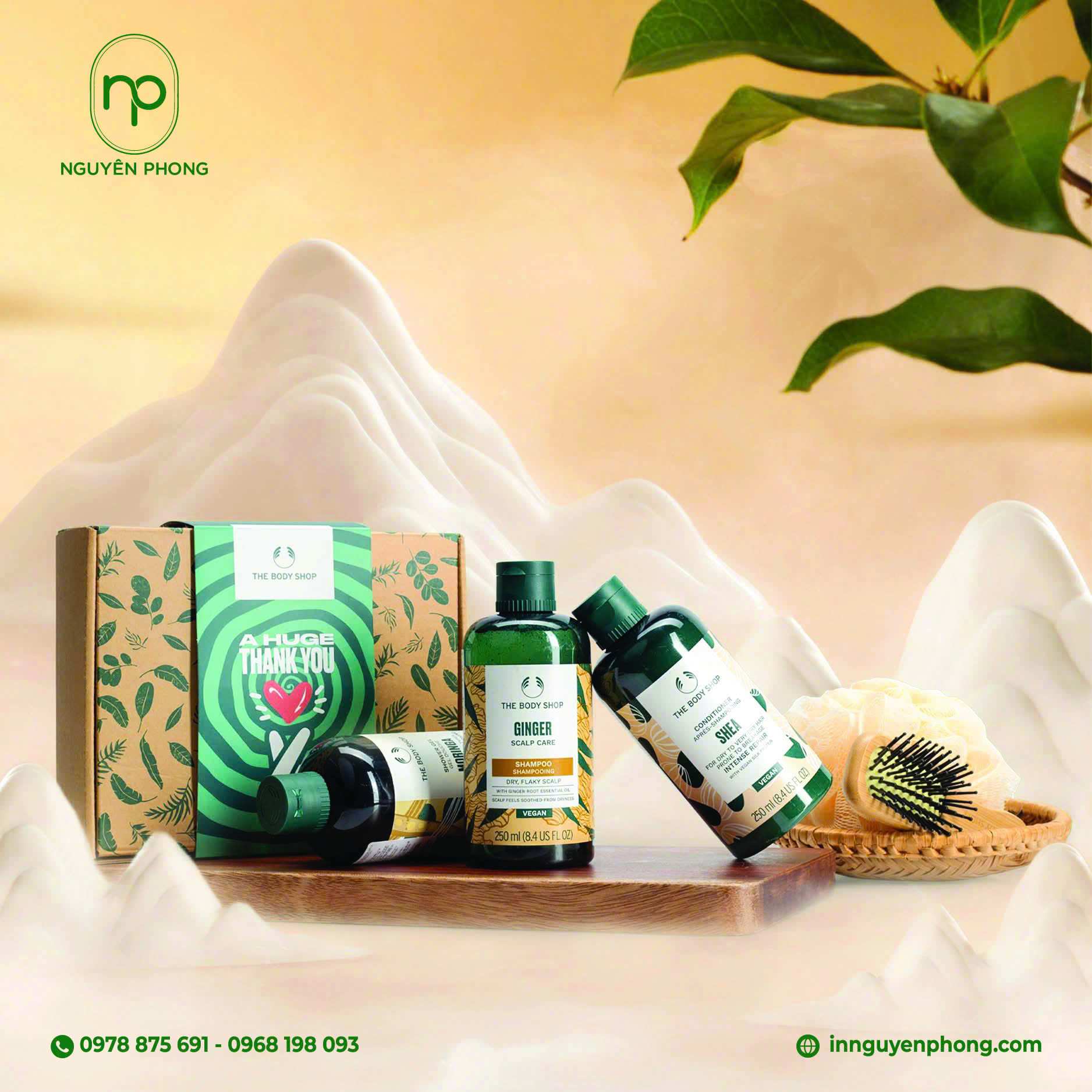 In hộp đựng mĩ phẩm từ chất liệu kraft